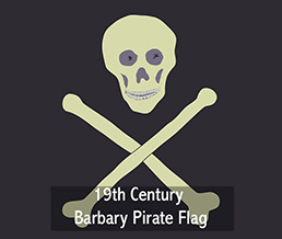 Barbary Pirate Flag
